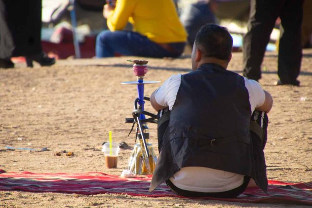 Naar het strand met je&nbsp;waterpijp