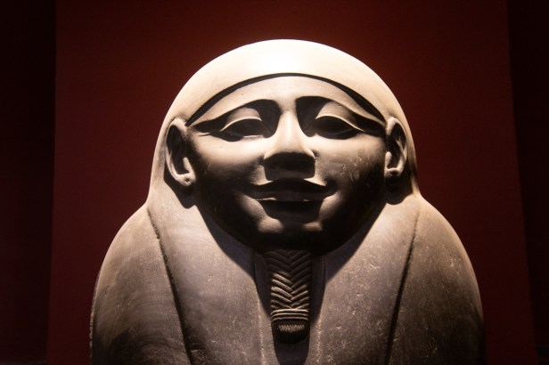 Beelden in het Egyptisch&nbsp;museum