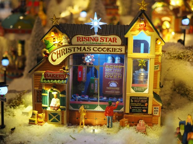 Miniatuur kerstdorp